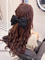 ヘア サロン クラン ソア 心斎橋店(hair salon clan soar)&nbsp;ハーフアップ【クランソア】心斎橋/ヘアメ/ヘアセット