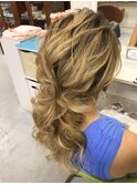 ヘアセット/ヘアアレンジ/ハーフアップ/ポニーテール/アップ