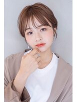 メーヴェ(Mowen) mowen 南堀江　丸みショート×オリーブカラー×大人可愛い