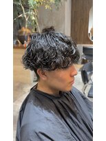 ハバナ 渋谷(HAVANA) 波巻きスパイラルパーマ×刈り上げマッシュ