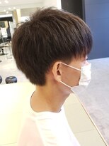 ニアウ 伊勢崎連取店(Niau)&nbsp;韓国風ナチュラル刈り上げショートマッシュニュアンスパーマ