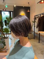 ヘア サロン ルート 幕張(Hair Salon ROUTE)&nbsp;《大人可愛い》20代30代40代ひし形丸みショート [ROUTE 幕張店]