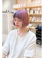 ヘアーアンジュ(Hair Ange)&nbsp;アンブレラカラー　ピンクxブラック