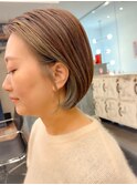 ボブ☆白髪ぼかしハイライト☆★40代お客様施術後★☆
