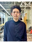 【SATOSHI】黒髪スパイキーショート