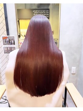 ジュエルボックス 西梅田店(jewelbox) 髪質改善×チェリーレッドカラー