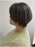 くびれショート/大人ショート/グレージュカラー/30代40代50代