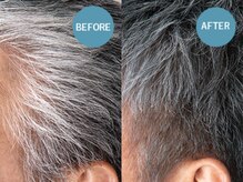 【白髪ぼかし】自然な仕上がりでしっかりカバー、若々しさを引き出す自然に輝く自分を手に入れる。