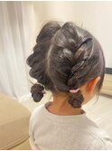 キッズヘアアレンジ