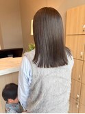 サンドベージュ×ストレートロブ