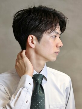 プライベートバーバー 武蔵小杉 新丸子(PRIVATE BARBER) 大人メンズパーマ理容室バーバーアップバングスパイラルパーマ