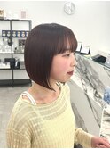 ピンクカラー/ボブカット