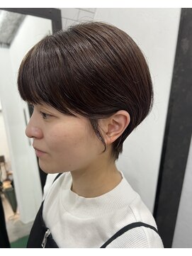 レガーレ(Legare) 耳掛け×ショートマッシュ×濡らしてオイルを付けるだけ