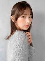 モテ髪うるツヤ外ハネボブナチュラルカール愛されくびれヘア