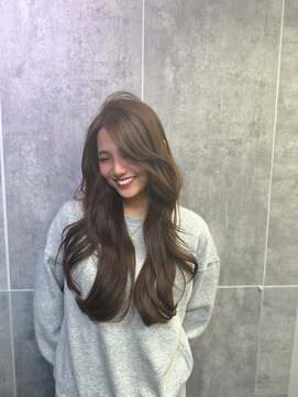 アマトウキョウ アユンチェ(AMA TOKYO×AYUNCHE) 韓国ヘア　2wayバング  レイヤーカット くびれヘア  顔周り