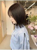 【高城】20代30代大人かわいいナチュラルブラウンボブ