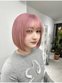 ピンクベージュ☆ミルクティーベージュ/ブリーチカラー