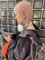 ペレ アネックス 大阪梅田茶屋町店(PELE ANNEX)&nbsp;ホワイトグレージュ/デジタルパーマ/フェザーパーマ/梅田