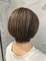 プラスシー(+C)&nbsp;繊細ハイライトで脱白髪染め/福岡ハイライト/福岡脱白髪染め