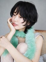 アイティーバイアルバム 藤沢店(IT by ALBUM)&nbsp;暗めカラーウルフカット顔周りレイヤーグレージュ_F30683