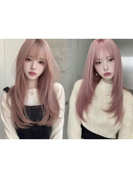 渋谷でハイトーンやブリーチが得意な美容室♪ブリーチ無しの透明感カラーも大人気◎高級ケアブリーチ使用◎