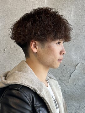 ニアウ 高崎店(Niau) 波巻きスパイラルパーマ波巻きパーマメンズパーマメンズマッシュ