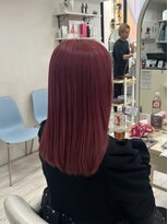 アルターシェリー(aL-ter che'rie)&nbsp;チェリーレッド/ピンクカラー/小顔/津田沼/小川夏花