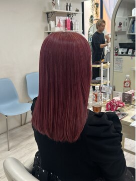 アルターシェリー(aL-ter che'rie) チェリーレッド/ピンクカラー/小顔/津田沼/小川夏花