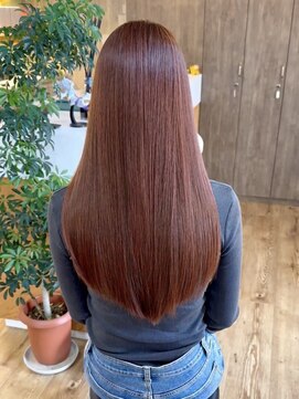 スカイ(SKY) 透明感カラー/髪質改善/縮毛矯正/韓国風レイヤーカット