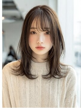 ダル 渋谷/表参道(DAL.) レイヤーカット髪質改善カラー透明感カラー顔まわりカット