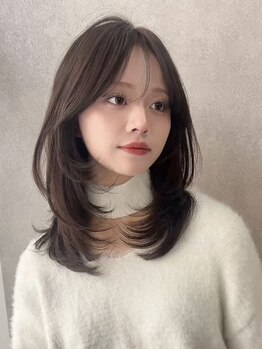 ミレバイジェニー (mirae by geny)の写真/理想通りの韓国ヘアのニュアンスをしっかり再現する技術が好評◎1人1人に似合うバランスで可愛いをご提案!