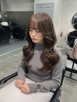 ジーニー 千葉(GENiE) 韓国レイヤーカット/ロング/マロンベージュ/山本うらら