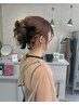 ヘアセット ¥4400