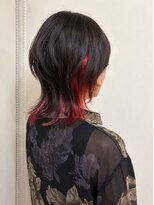 ペスカケイクリエイティブ(PESCA K-CREATIVE) ブラック×レッド インナーレイヤーウルフ