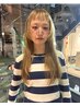 【松井指名】似合わせカット+ダメージレスブリーチ+カラー¥20000