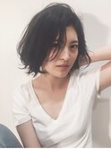 ウエットな質感が人気☆ボブスタイル