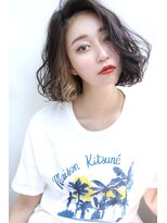 ラエティス(Laetus)&nbsp;【Laetus/大和西大寺】インナーカラ―×ボブ×デジタルパーマ