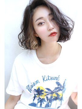 ラエティス(Laetus) 【Laetus/大和西大寺】インナーカラ―×ボブ×デジタルパーマ