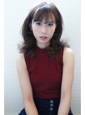 フェザーバングうる艶髪抜け感ヘア アンニュイヘアセシルカット