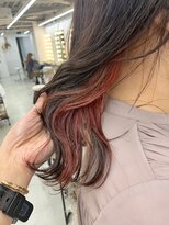 エマエコル(Emma ecole)&nbsp;Emma  ecole インナーカラー/インナーオレンジ/こなれ感 by.木村