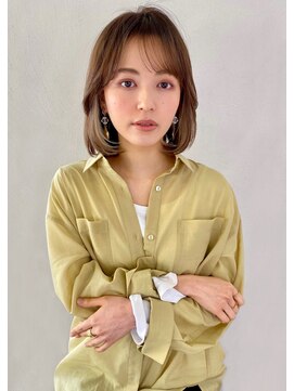 レイラバイアフロート 吉祥寺(Lila by afloat) 韓国バング×ボブ【アフロート吉祥寺 緒方】