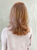アイティー バイ アルバム 中野店(IT by ALBUM)&nbsp;ピンクベージュレイヤー_エアリーミディショートパーマ_ba311942