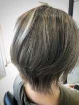 オータス(OTAS.) ＃ふんわりショート＃アッシュグレー＃ブリーチ1回