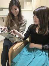 スタイリストによるマンツーマンカウンセリング♪