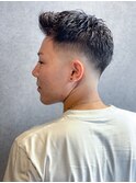 バーバーカット黒髪アップバングストリート【藤本ユースケ】0924