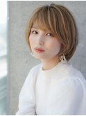 前髪あり大人ショートボブ20代30代40代【AIN.表参道】川原大地