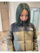 ルーム(Loom.)&nbsp;ディープグリーンボブウルフ