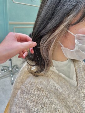 ロンドフルール 大宮東口(Lond fleur) lond fleur小泉 イヤリングカラー×くびれヘア