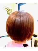 丸みのある甘めショート