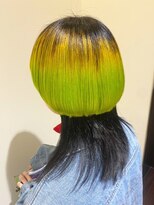 タヤ 東急百貨店吉祥寺店(TAYA) マッシュウルフ×ネオングリーン/インナーブラック